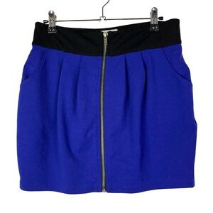 Jupe Crayon Forever 21 Taille S - Bleu Royal/rayures Noires - Pull-on, Occasion Très Bon état